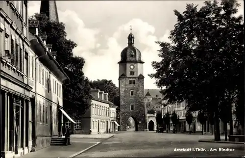 Ak Arnstadt in Thüringen, Am Riedtor