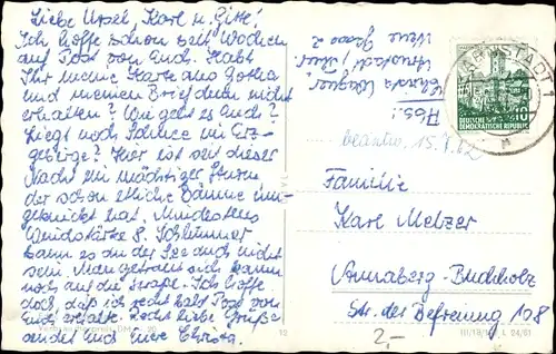 Ak Arnstadt in Thüringen, An der alten Stadtmauer