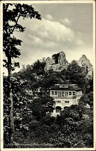 Ak Kyffhäuserland Thüringen, Rothenburg im Kyffhäusergebirge