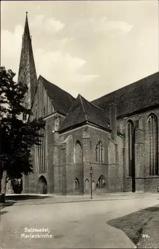Ak Salzwedel in der Altmark, Marienkirche