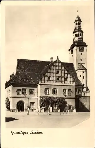 Ak Gardelegen in der Altmark, Rathaus