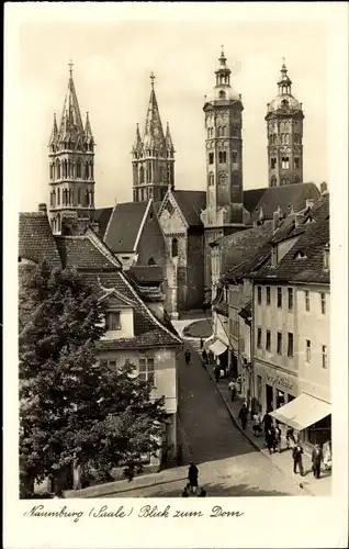 Ak Naumburg an der Saale, Blick zum Dom
