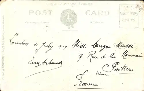 Ak London City, Imperial International Exhibition 1909, The Flip Flap