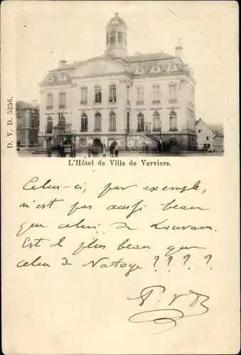 Ak Verviers Wallonien Lüttich, Hotel de Ville