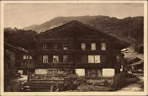 Ak Wilderswyl Wilderswil Kanton Bern Schweiz, Bauernhaus