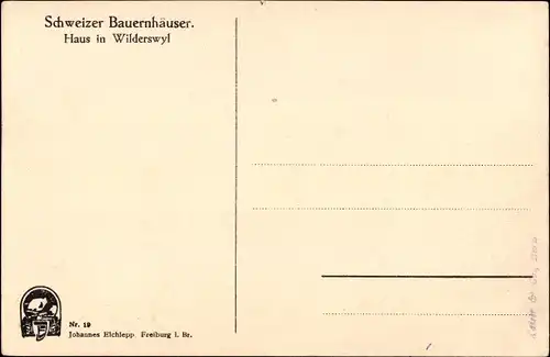 Ak Wilderswyl Wilderswil Kanton Bern Schweiz, Bauernhaus