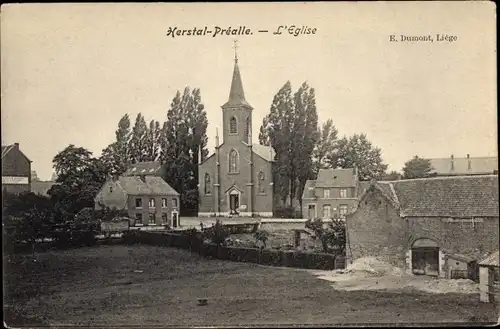 Ak Préalle Herstal Wallonien Lüttich, L'Eglise