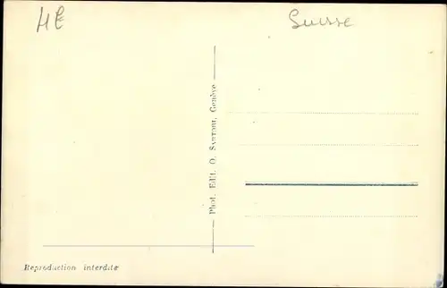 Ak Saint Cergue Kanton Waadt, Totalansicht