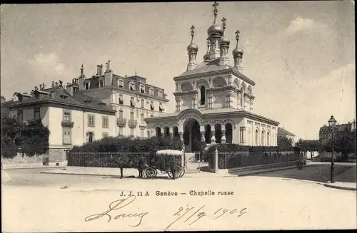 Ak Genève Genf Schweiz, Chapelle russe