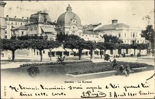 Ak Genève Genf Schweiz, Le Kursaal