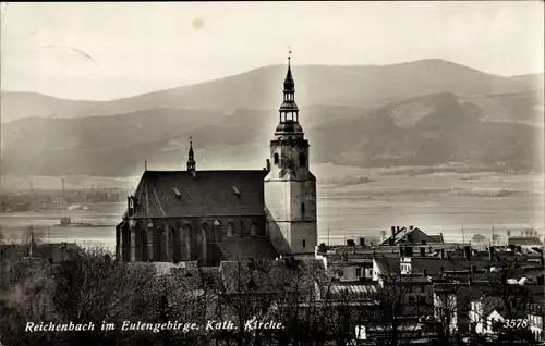 Ak Dzierżoniów Reichenbach im Eulengebirge Niederschlesien, Katholische Kirche