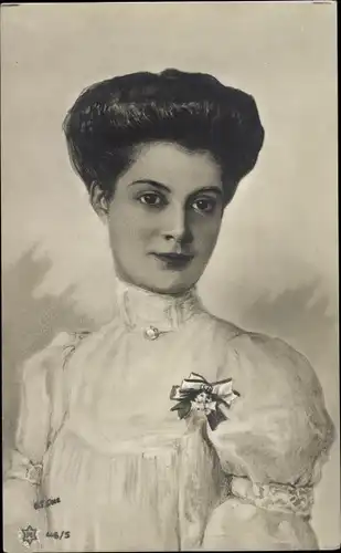 Ak Kronprinzessin Cecilie von Preußen, Portrait