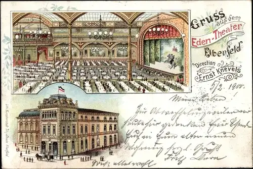 Litho Elberfeld Wuppertal, Eden Theater, Saal