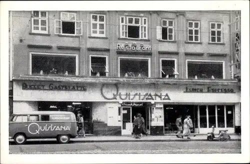 Ak Wien 7. Neubau, Büffet Gaststätte Quisisana, Restaurant, Bes. Schreindorfer,Mariahilfer Straße 34