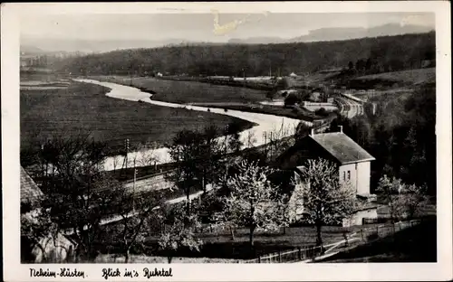 Ak Neheim Hüsten Arnsberg im Sauerland, Blick ins Ruhrtal