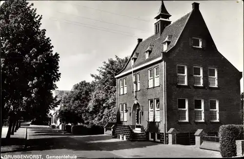 Ak Grubbenvorst Limburg Niederlande, Gemeentehuis