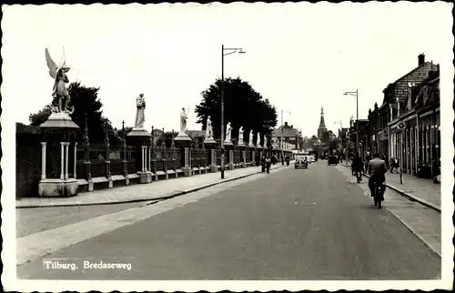 Ak Tilburg Nordbrabant Niederlande, Bredaseweg