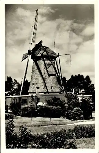 Ak Nijkerk Gelderland, Holker Molen, Windmühle