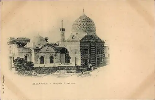 Ak Alexandria Ägypten, Mosquee Cafarelli