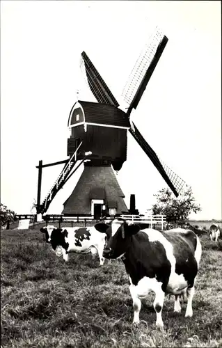 Ak Streefkerk Südholland, Oude Weteringmolen