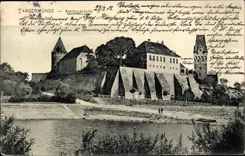 Ak Tangermünde an der Elbe, Amtsgericht