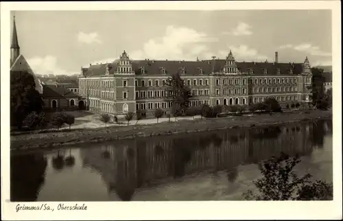 Ak Grimma in Sachsen, Oberschule