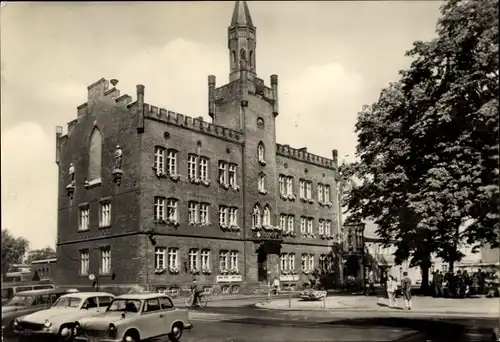 Ak Bitterfeld in Sachsen Anhalt, Rathaus