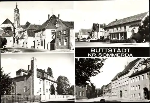 Ak Buttstädt in Thüringen, Freiheitstraße, Lohstraße, Städtisches Krankenhaus, Rooseveltstraße