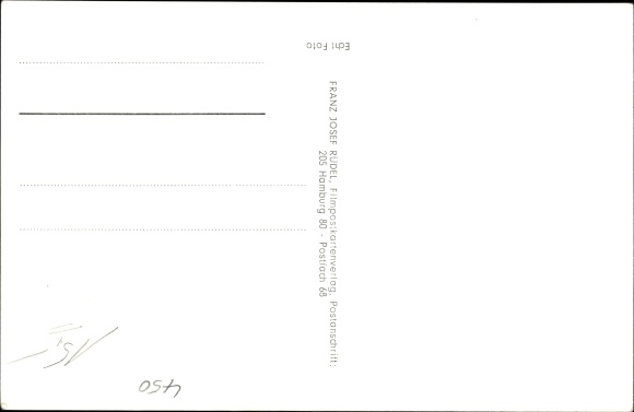 Ak Schauspieler Bum Krüger, Die Beine von Dolores, Autogramm Nr