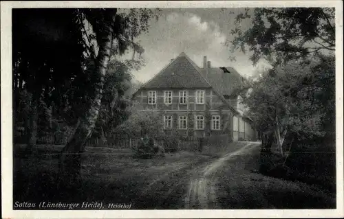 Ak Soltau Lüneburger Heide Niedersachsen, Heidehof