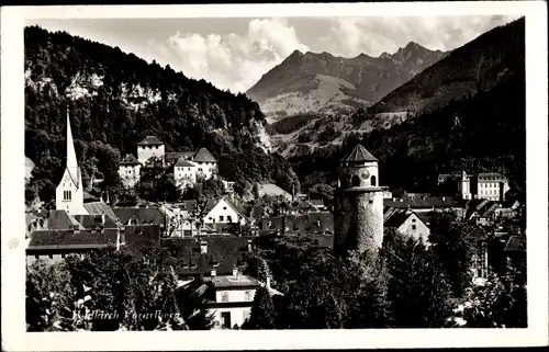 Ak Feldkirch Vorarlberg, Teilansicht