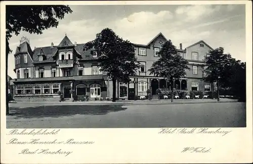 Ak Bad Harzburg am Harz, Bahnhofshotel Prinz Heinrich von Preußen