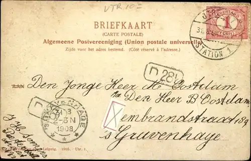 Buchstaben Ak Utrecht Niederlande, Souvenir, Stadtansichten