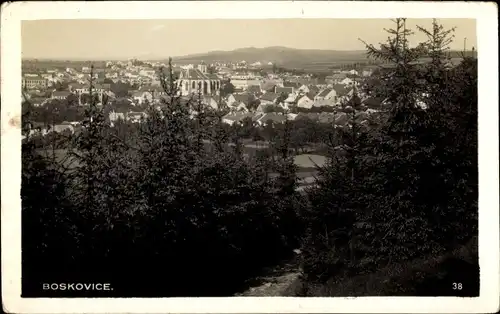 Ak Boskovice Boskowitz Südmähren, Gesamtansicht