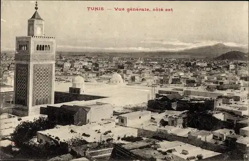 Ak Tunis Tunesien, Vue generale, cote est
