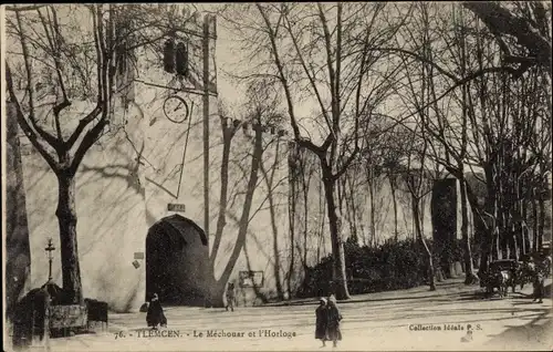 Ak Tlemcen Algerien, Le Mechouar et l'Horloge