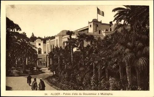 Ak Algier Alger Algerien, Palais d'ete du Gouverneur a Mustapha