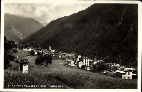 Ak Ronco Canavese Piemonte, Panorama