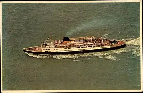 Ak MS Reine Elisabeth, Dover Ostend Line