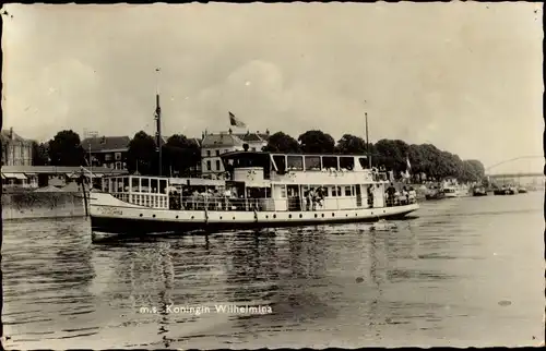 Ak MS Koningin Wilhelmina, Rederij Koppe en Rederij E. Heymen & Zn.