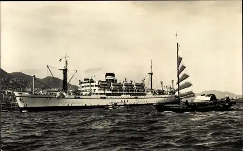 Ak Dampfer MS Sangola, MS Santhia, British India Steam Navigation Company, BISN