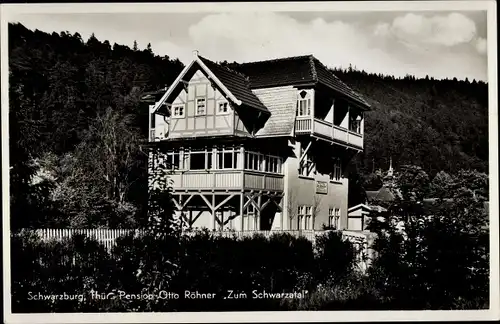 Ak Schwarzburg in Thüringen, Pension zum Schwarzatal