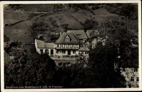 Ak Rohrbach in Thüringen, Gasthaus zum Sorbitzgrund