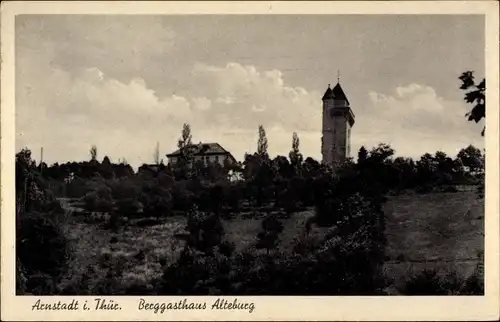 Ak Arnstadt in Thüringen, Berggasthaus Alteburg