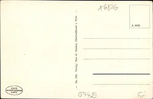 Ak Sitzendorf in Thüringen, Ortschaft, Schwarza