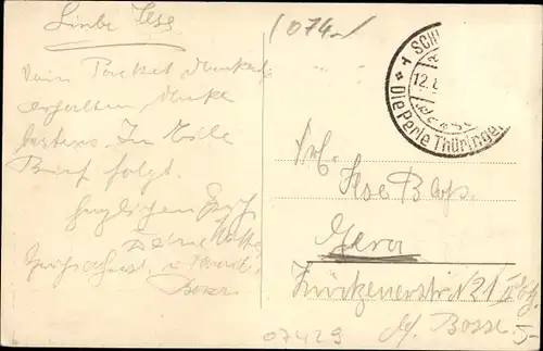 Ak Sitzendorf in Thüringen, Partie an der Schwarza