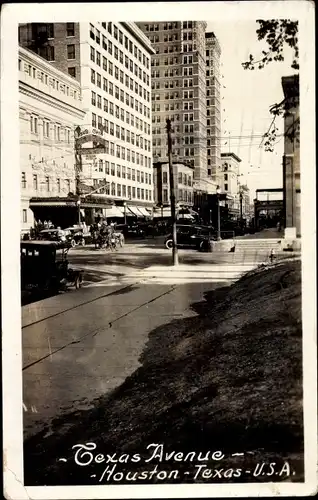 Foto Ak Houston Texas USA, Texas Avenue