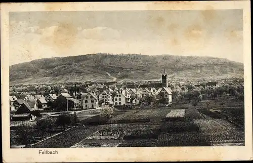 Ak Fellbach in Württemberg, Totale