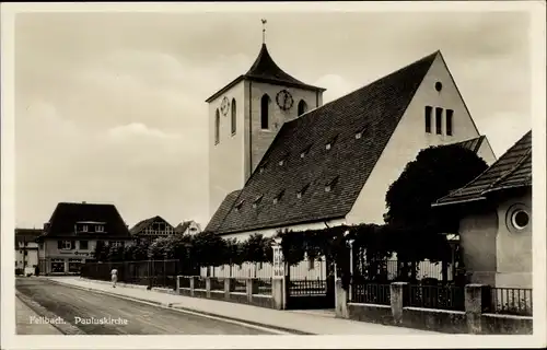 Ak Fellbach im Rems Murr Kreis, Pauluskirche