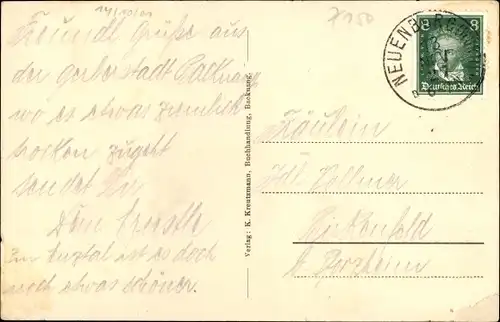 Ak Backnang in Württemberg, Marktplatz